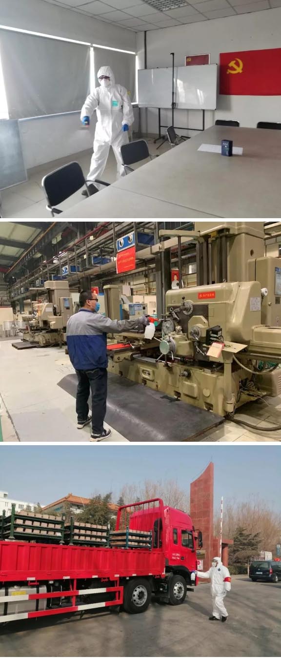 公共區(qū)域、生產(chǎn)車(chē)間:消毒、消毒、消毒